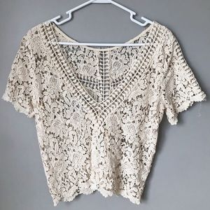 full lace NASTY GAL top